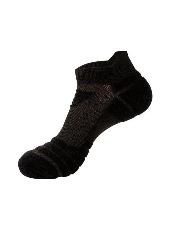 Wool Blend Non-Slip Toe Socks | Running, Hiking, Cycling | Comfortable, Breathable & Warm | Men & Women