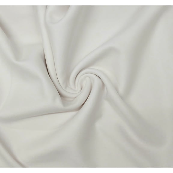 Wool Blend Off-White 60" Wide Wool Melton Coating Fabric by the Yard (7183F-7I)