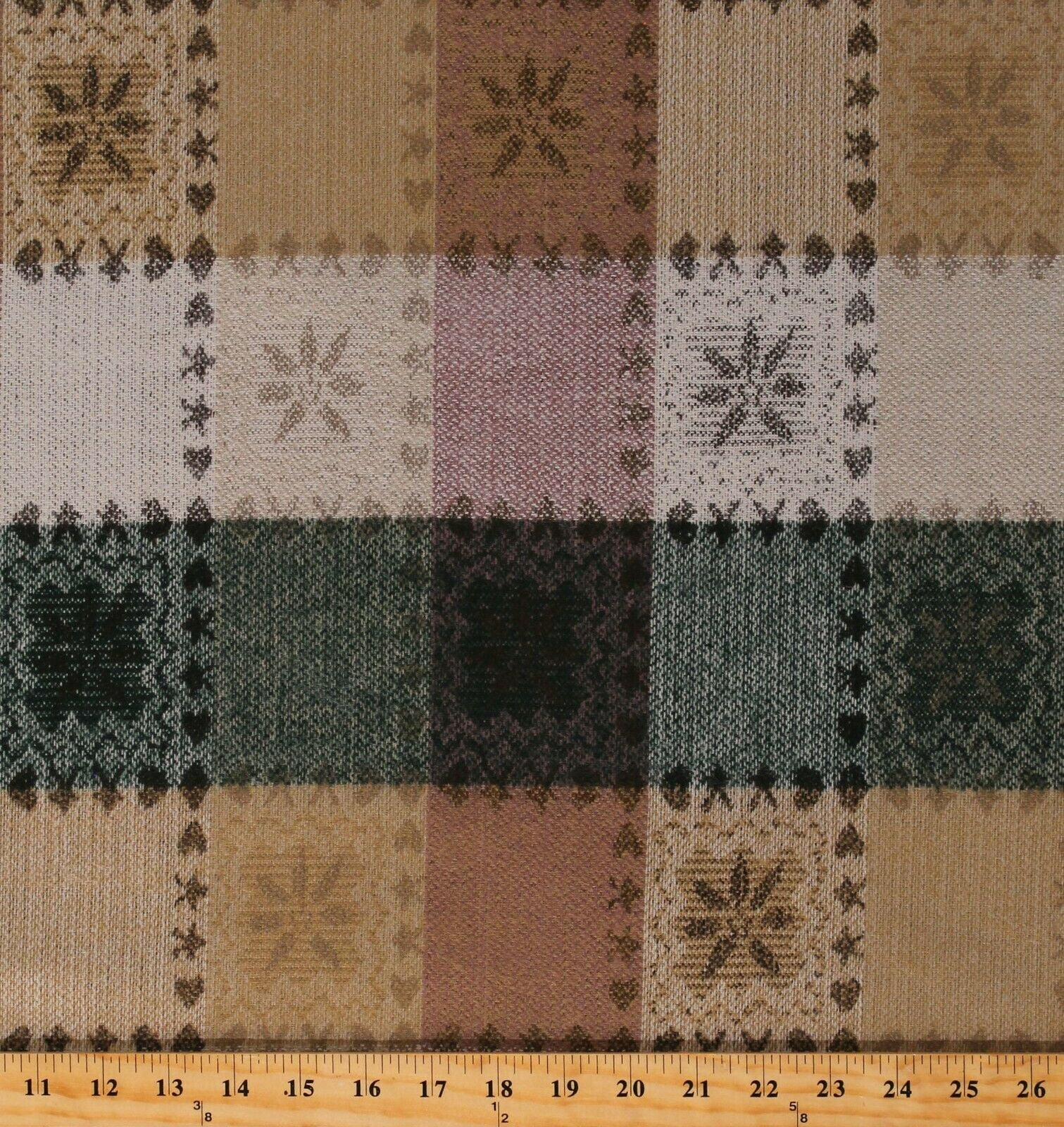 Wool Block Pattern Snowflakes 58