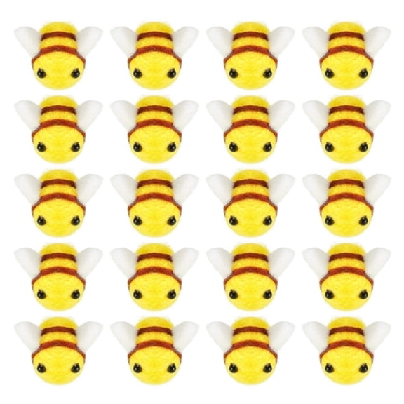 Wool -Bumblebee Craft Decorative Balls For Festivals Tenting Craft-Bees