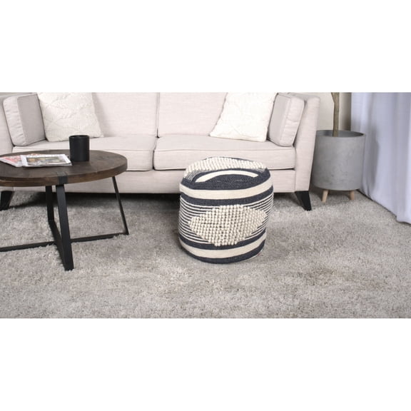 Strongly Built Pouf - 250 lbs Capacity for Family Use