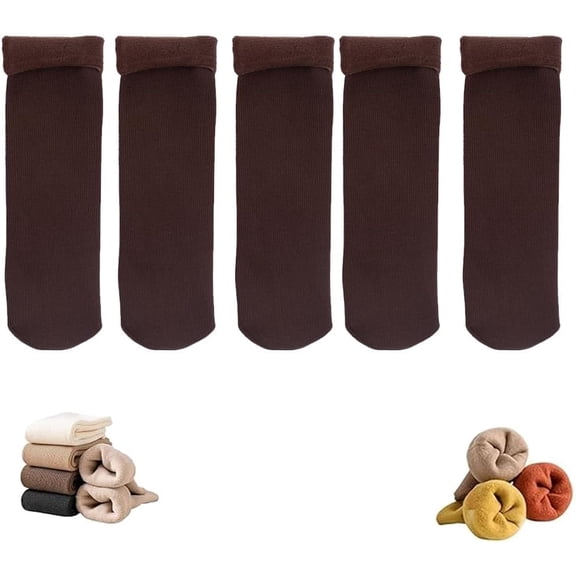 Wool Cozy Socks for Women Seniors,2025 New Thermal Sock,Wool Cozy Ultra Soft Velvet Slim Thermal Socks