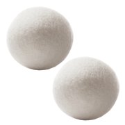 Wool Dryer Balls, Reusable Laundry Softener Sheet Alternative, 2 Pack