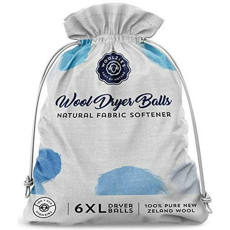 Wool Dryer Balls for use as Natural Fabric Softener 6 XL