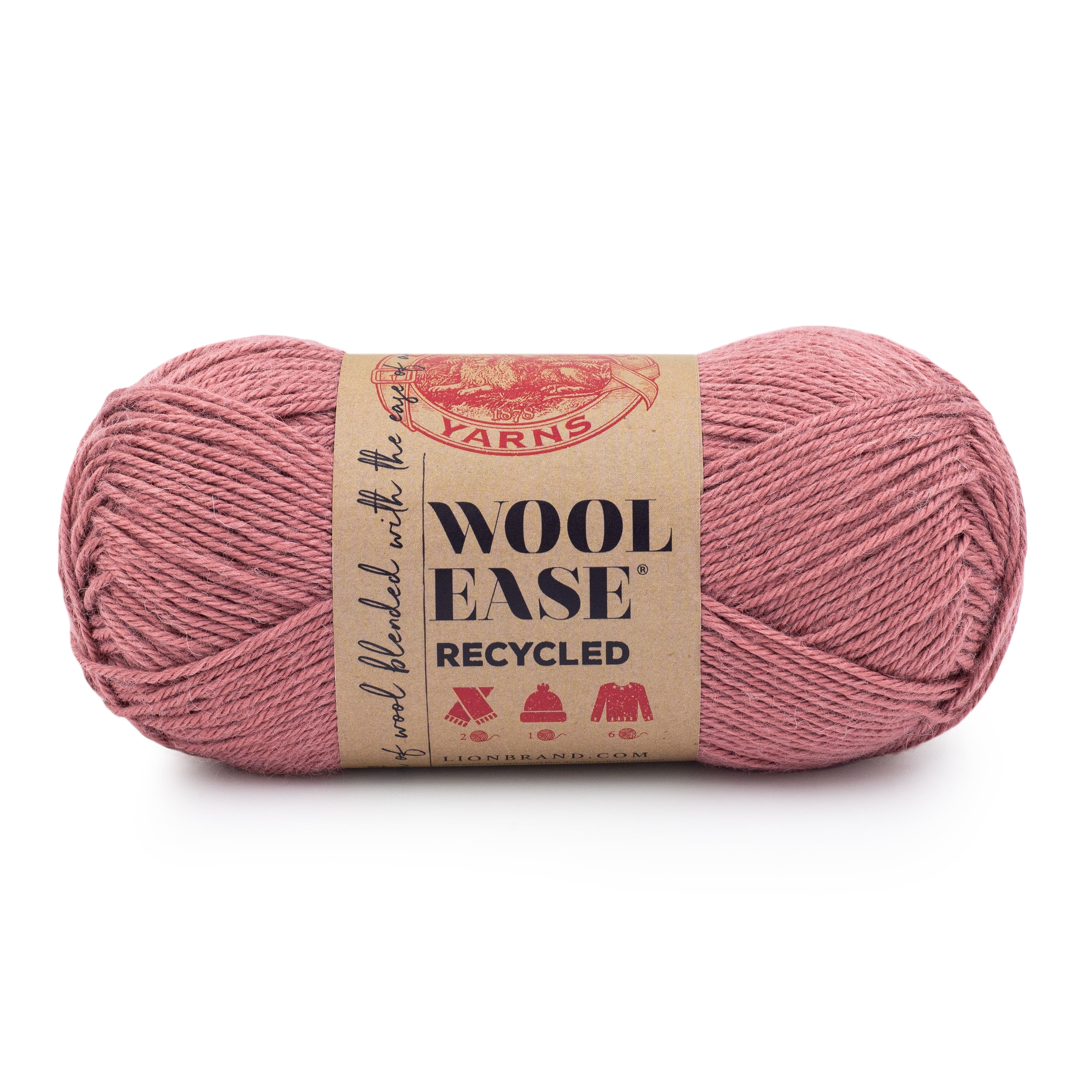Lion Brand Wool-Ease Recycled Terracotta 632-137G Medium Yarn