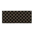 thumbnail image 1 of Evideco Wool Effect Anti-Fatigue Kitchen Mat, 48” L x 20” W, Black and Tan, 1 of 5