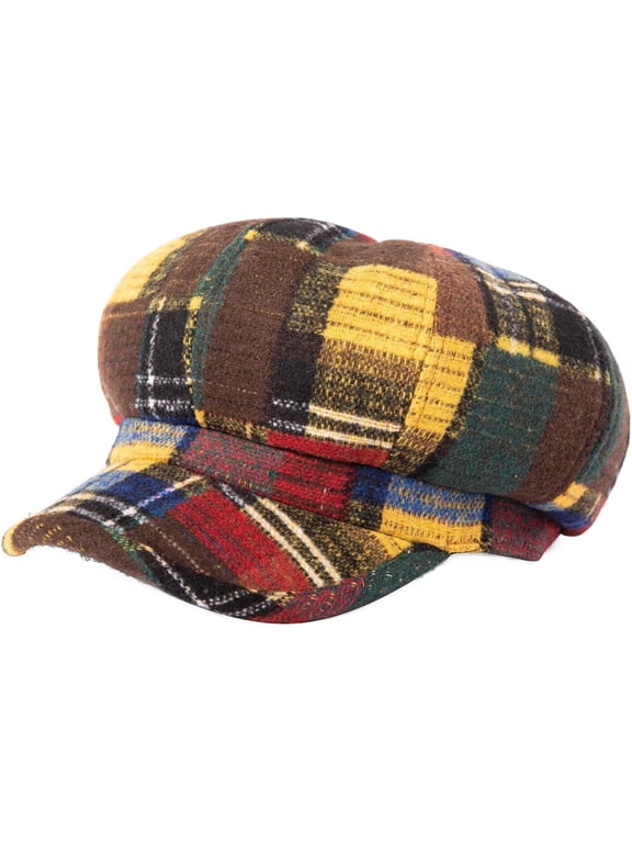 Wool Fashion Newsboy Hats for Women Winter Warm Pageboy Cabbie Cap Beret