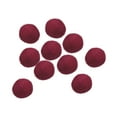 thumbnail image 1 of Wool Felt Balls Beads Woolen Fabric 2cm 20mm Dark Red for Home Crafts 10Pcs, 1 of 5