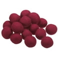 thumbnail image 1 of Wool Felt Balls Beads Woolen Fabric 3cm 30mm Dark Red for Home Crafts 20Pcs, 1 of 5