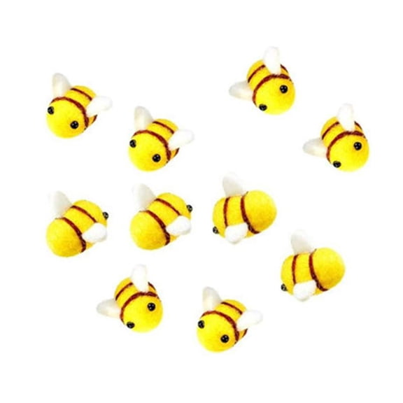 Wool Felt Bumble Bee Cute Bee Craft Ball Nursery Perfect for Baby RoomDecoration
