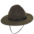 thumbnail image 1 of Wool Felt Campaign Hat - 7.125 - Olive Drab, 1 of 4