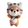 thumbnail image 1 of Wool Felt DIY Craft Kit for Handmade Needle Felting, Creative Plush Animal Figure Making Set, Hobby Starter Pack for Personal Creative Projects, Orange, 1 of 3