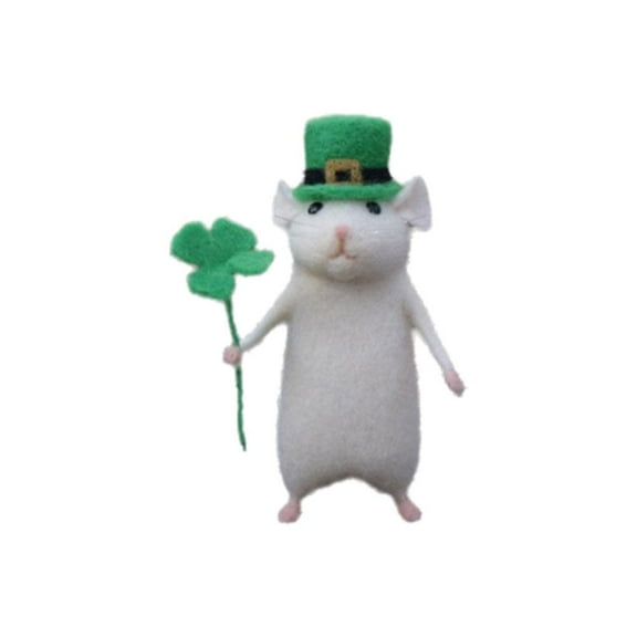 Wool Felt DIY Mouse Craft Kit, Complete Beginner-Friendly Materials for Creative Fun, Handmade Home Decor or Thoughtful Gift Project