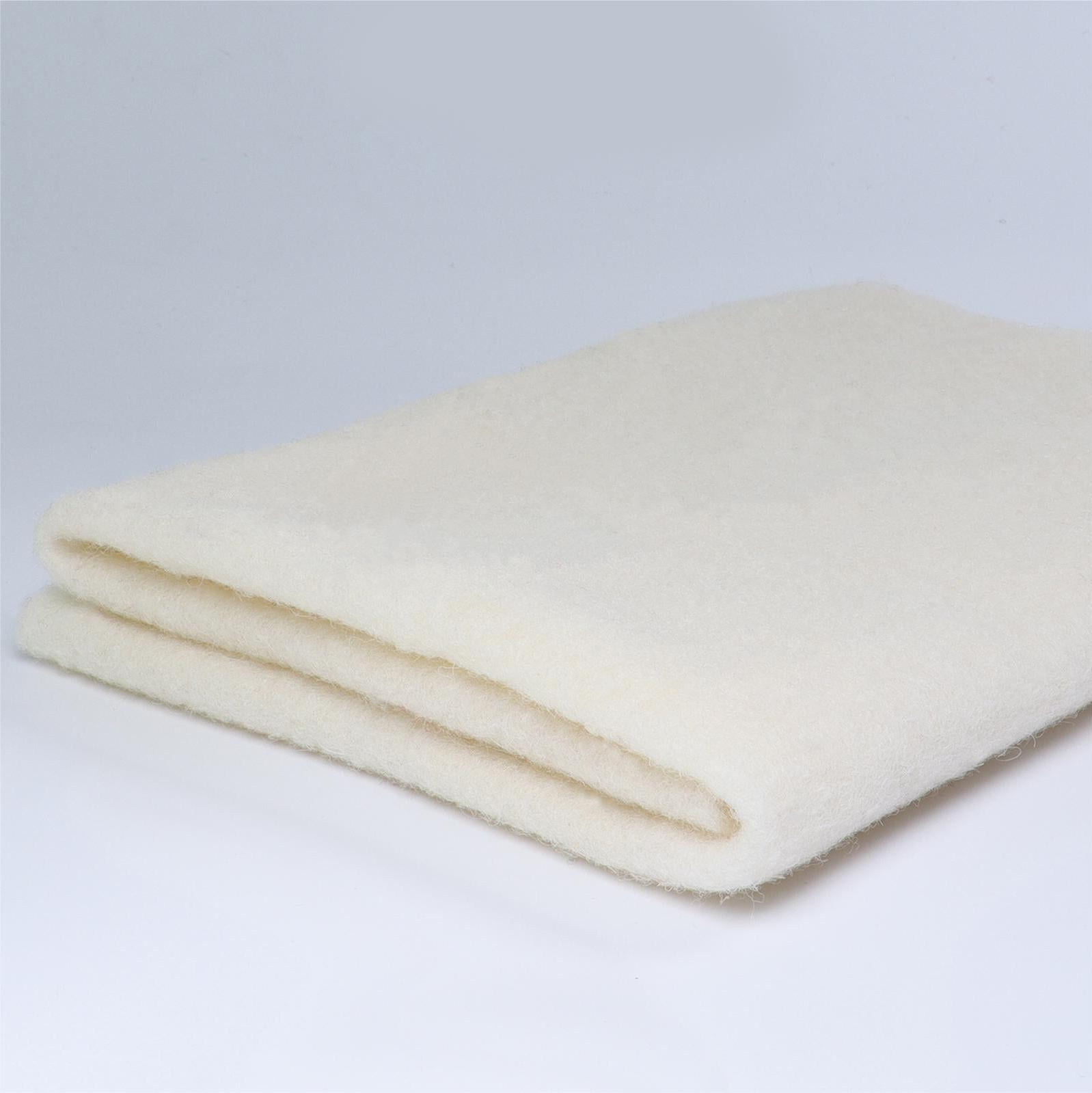 Wool Felt, DIY Soft Felt Sheet Wool Cloth Wet/Needle Felting 40" x 39" Beige
