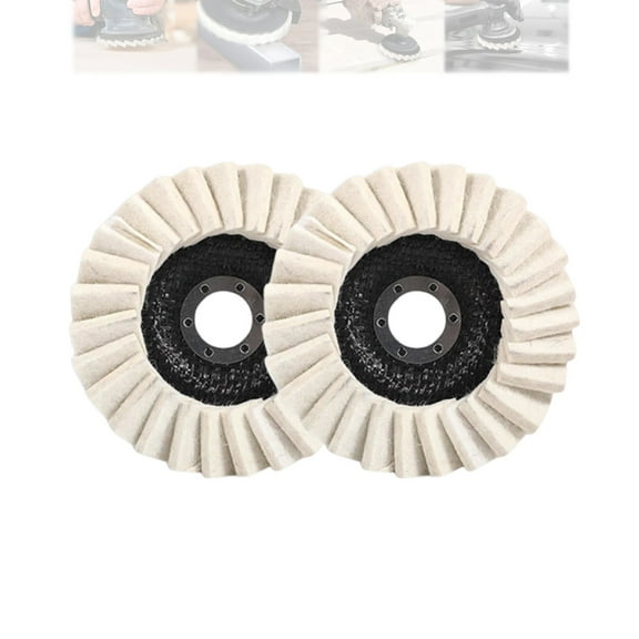Wool Felt Flap Angle Grinder Polishing Disc,Thicken Wool Felt Flap Discs Polishing Wheel for Metal, Marble Stone, Furniture
