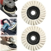 Wool Felt Flap Discs Polishing Wheel, Wool Felt Flap Polishing Disc, Wool Buffing Wheel for Metal, Marble Stone, Furniture Car Wax