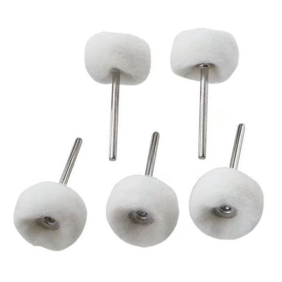 Wool Felt Grinding Craft Accessories, Polishing Wheels Buffing Tip Points For Rotary Tool With Mandrel Fine Detail Work
