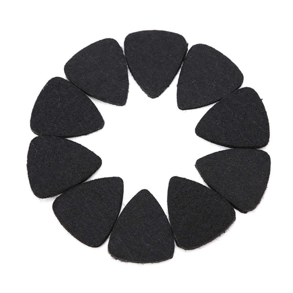 Wool Felt Guitar Picks Wool Felt Guitar Pick Plectrums Set Soft Sound 10Pcs 3mm for Guitar Ukulele Players