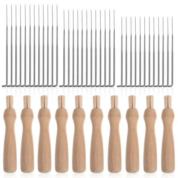 Wool Felt Tools Felting Needles Kit Beginners Knitting Household Finished Product Craft Kits