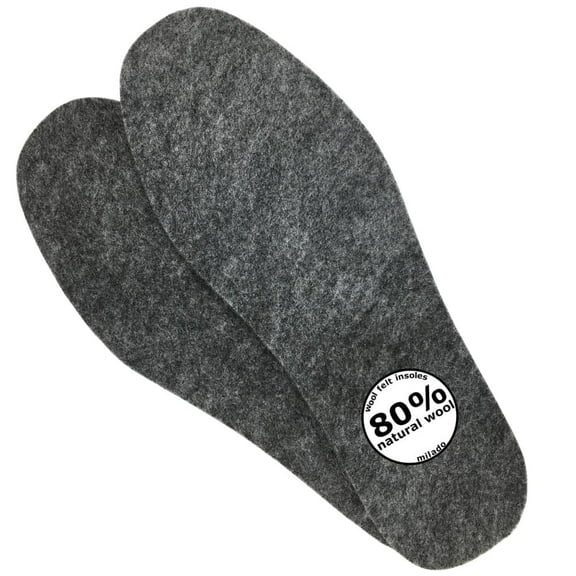 Wool Felt Warm Insoles, Winter Shoe Insoles,Natural Warm Lambs Wool Insoles for Kids Women Women 6