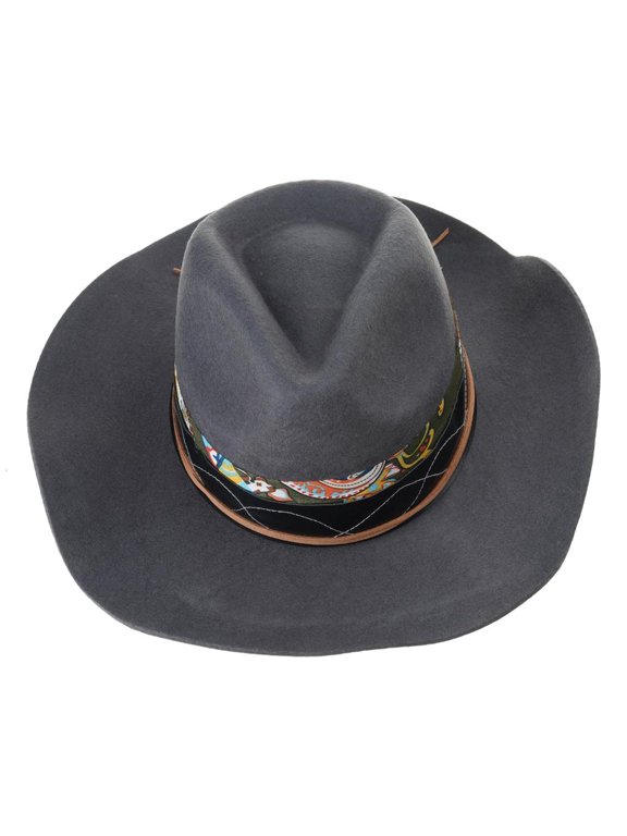 Wool Felted Hat Wide Border Unisex Hat Fashionable Western Hat Casual Wear