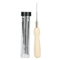 Wool Felting Tool Kit Wood Handle Stainless Steel Felting Needles