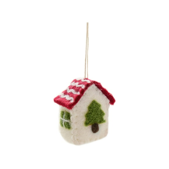 Wool Felts Christmas Ornament for Festive Tree Decorations & DIY Holiday Crafts, Handmade Gift Toppers, Wreath and Mantel Embellishments, Perfect for Celebrations and Seasonal Displays