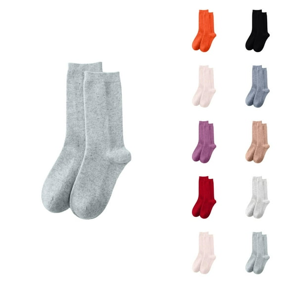 Wool Sleep Compression Socks for Women â Thick Plush Warm Material, Cozy Fit, Ideal for Winter Home Lounge and Sleeping Comfort in Cold Weather