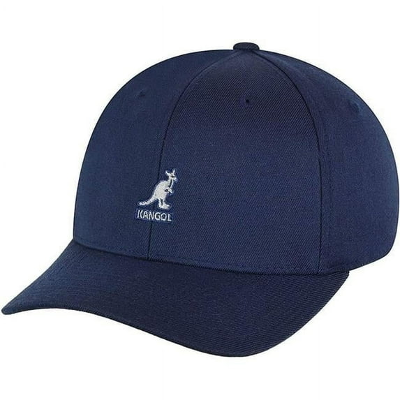Wool Flexfit Baseball Cap - Dark Blue - Small & Medium