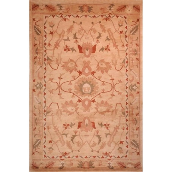 Wool Floral Rug in Multi Colors (6 ft. x 9 ft.)