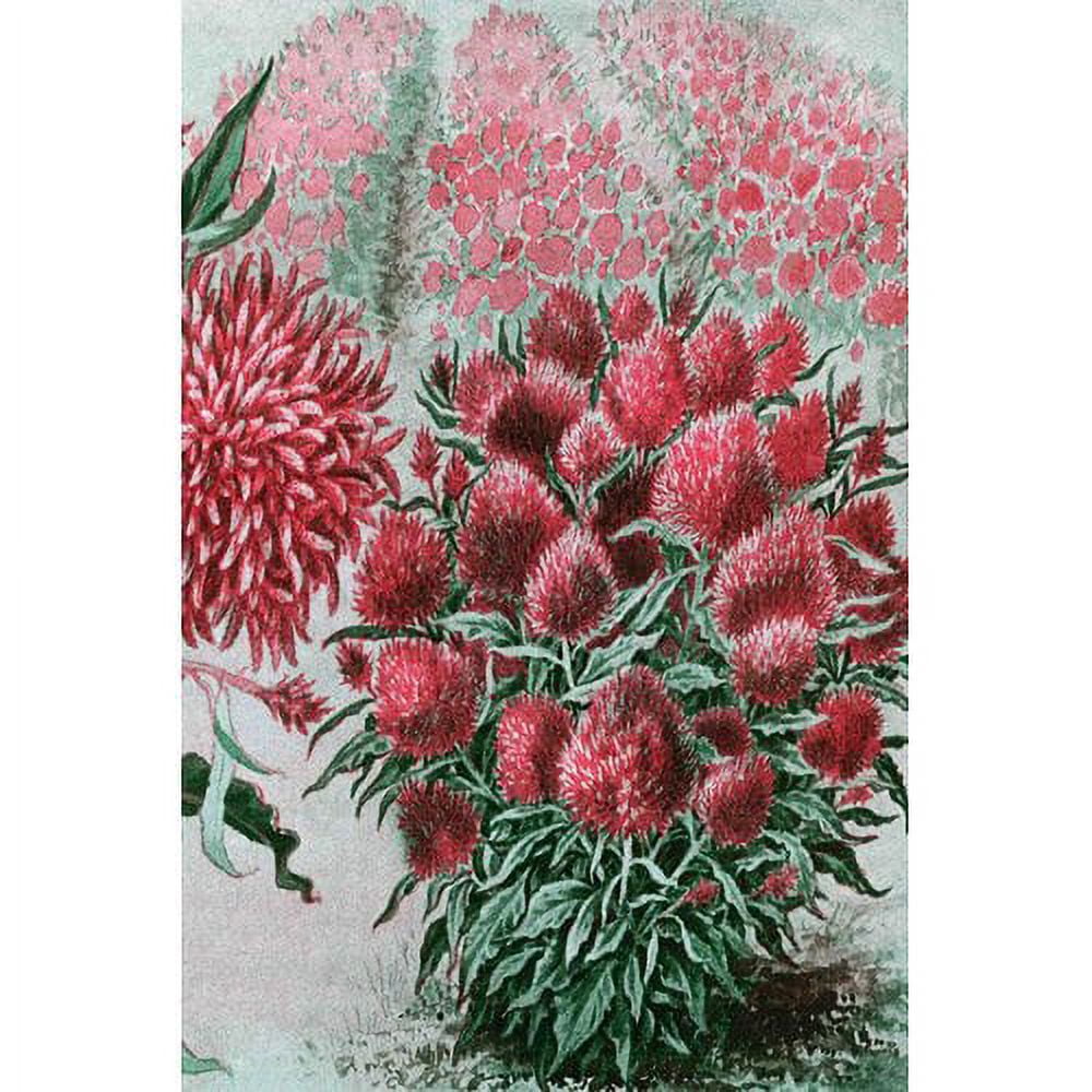 "Wool Flowers 2" Painting Print on Wrapped Canvas