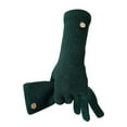 thumbnail image 1 of Wool Gloves, Winter Long Gloves for Women, Touchscreen Wool Knit Glove for Cold Weather,Green, 1 of 4