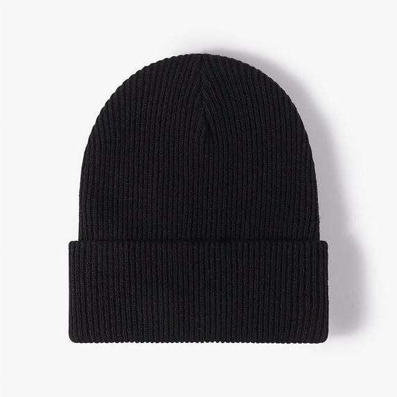 Wool Hat Women's Autumn And Winter Outdoor Joker Light Plate Needle Cold Hat Fashion Warm Thickened Black Men's Knitted Hat