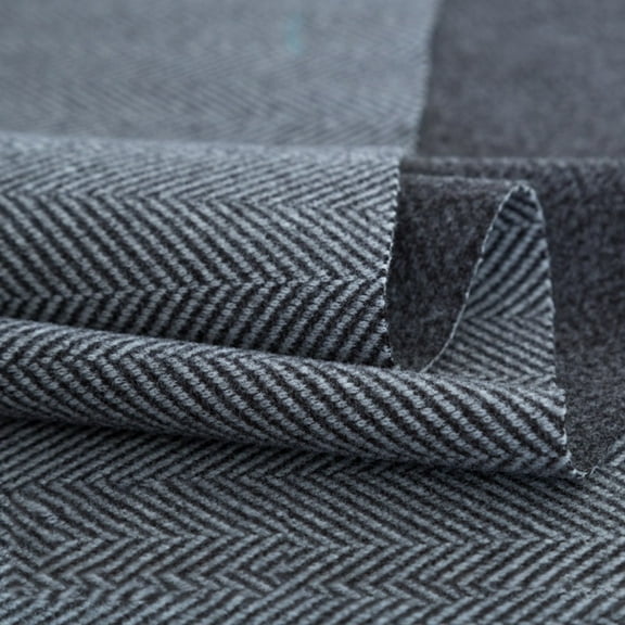 Wool Herringbone Fabric Autumn And Winter Thickened Wool Sewing Clothing Fabric