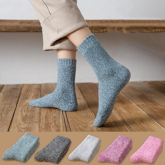 Wool Hiking Socks JIANLAI for Warm Thermal Winter Thick Hiking Heavy Cozy Crew Boot Socks