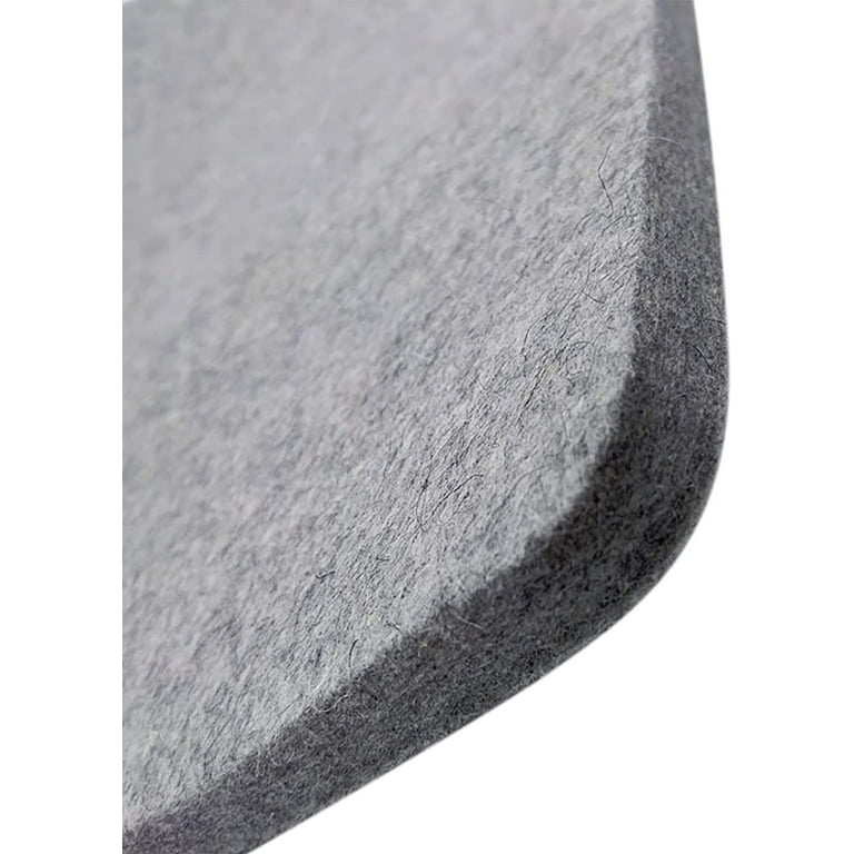 Wool Ironing Mat-Pad Made with 100% New Zealand Wool Ironing Board Cover  (Gray, 17 X 17)