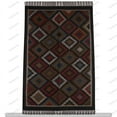 thumbnail image 1 of Wool Jute Kilim Rug, Handwoven, Decorative Kilim Dhurrie Rug, Accent Traditional Indian/WOOL JUTE RUGS Bohemian Modern Gifts Rug ( 8x10 Ft ) ( KILM- 19 ), 1 of 6