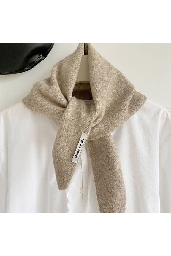 Wool Knitted Triangular Scarf Warm Warm Shawl New Triangle Knit Scarves Winter