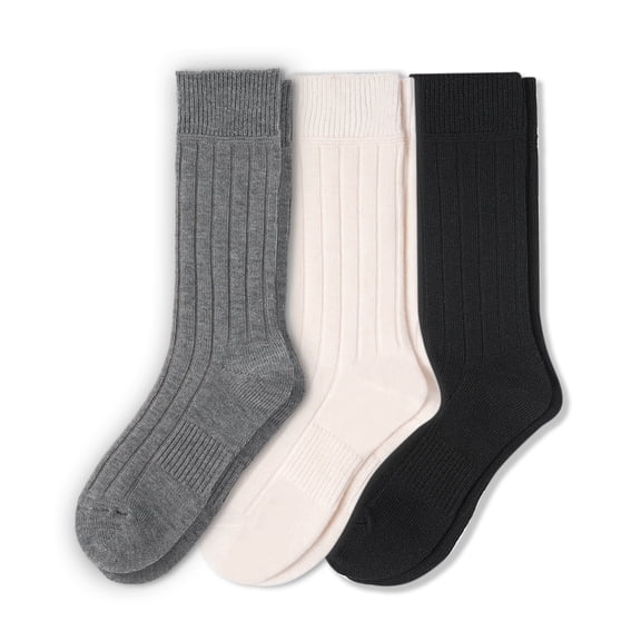 FREEYOKA Cozy Thermal Socks Women Knee High Socks Merino Wool Crew Boots Socks 3 Pair