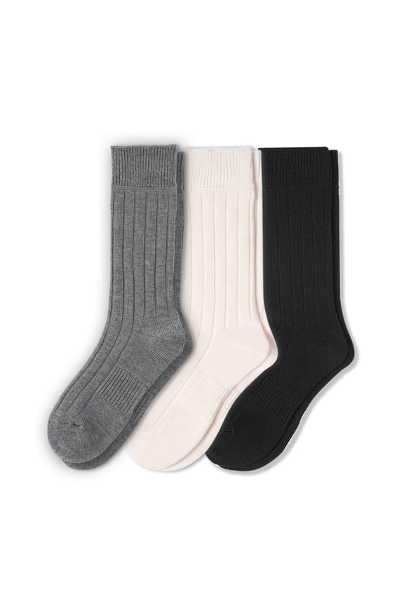 FREEYOKA Cozy Thermal Socks Women Knee High Socks Merino Wool Crew Boots Socks 3 Pair