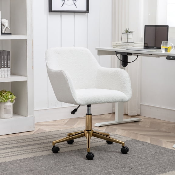 Wool Material Chair | 360 Rotate | Indoor Home Office Desk
