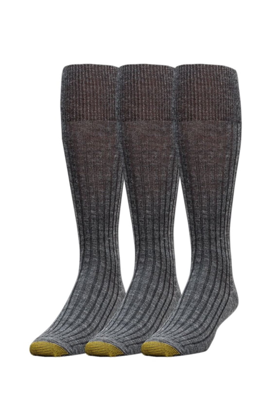 Wool Over The Calf Socks 3-Pack Extended Sizes