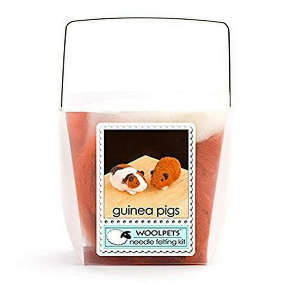 Wool Pet Felting Kits, in Guinea Pig