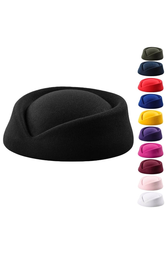 Wool Pillbox Hat Base Millinery Making for Hostess Fascinator Creation and Customization