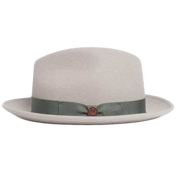 Wool Pork Pie Hat Homburg Top Hat Wool Panama Hat Headgear Surprise Gift for Boyfriend Father Uncle Casual
