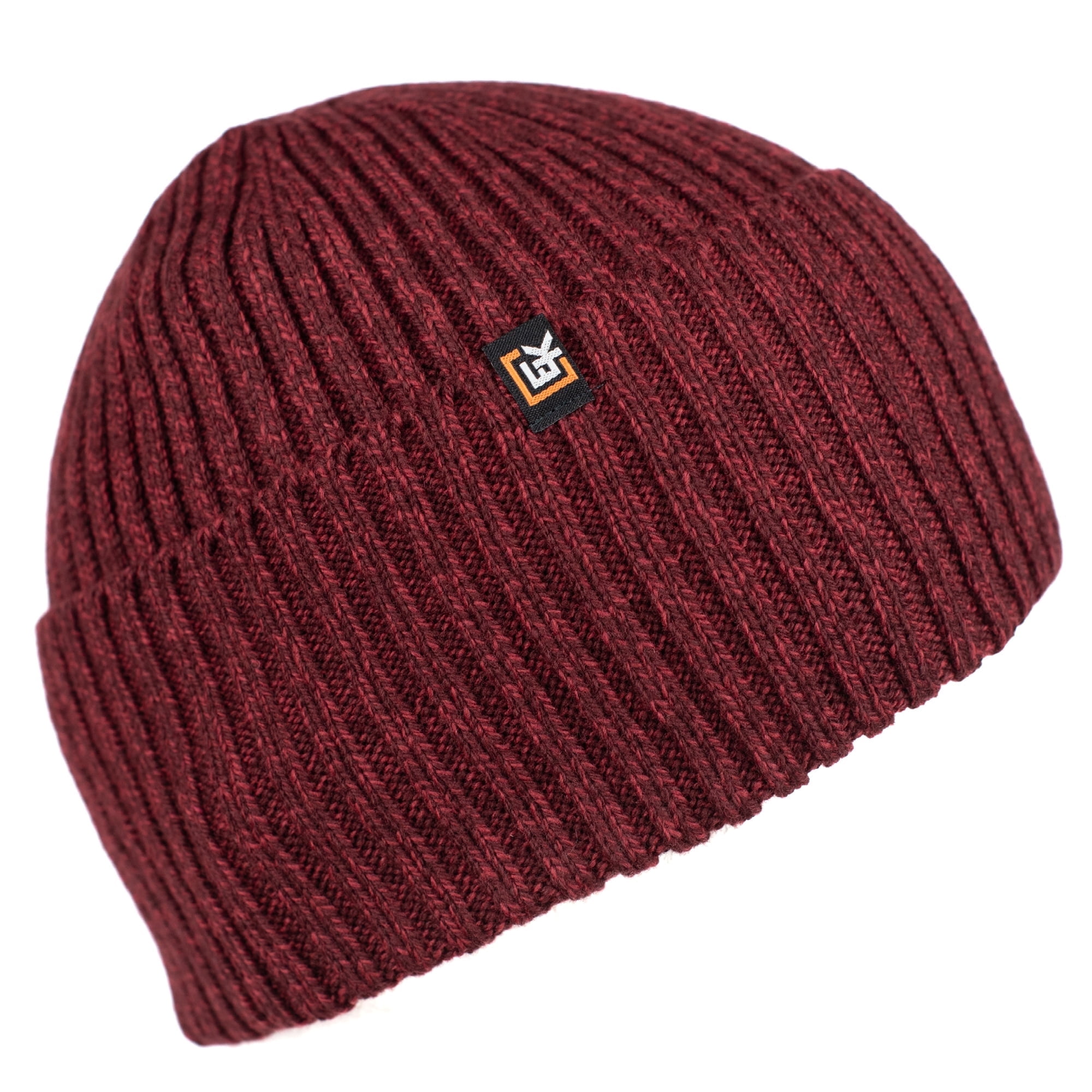 Wool Rib Knit Beanie Hat for Men or Women Super Soft Merino Wool
