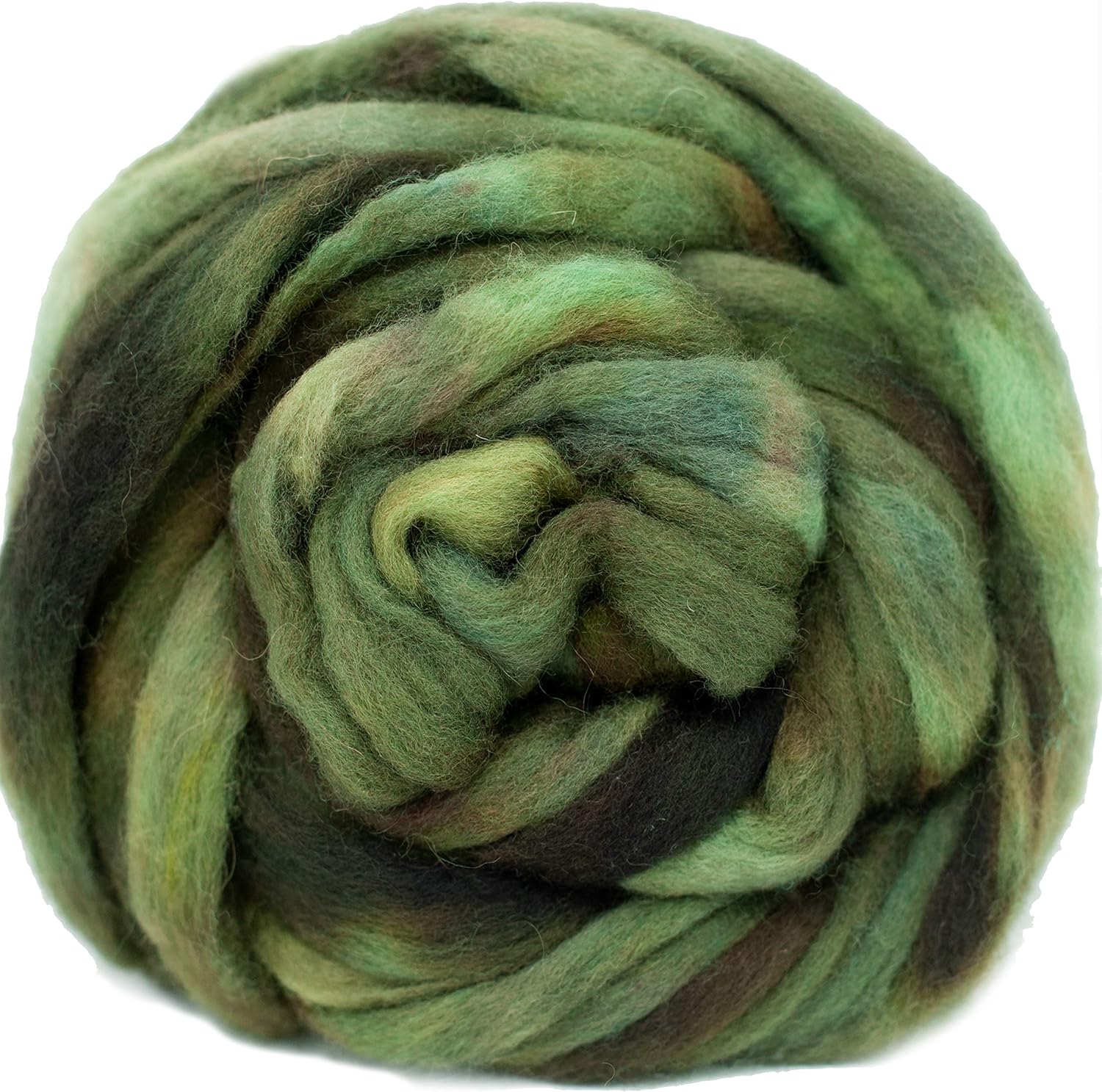 Wool Roving Hand Dyed. Super Soft BFL Combed Top PreDrafted for Easy