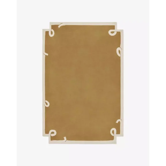 Wool Rug Tufted Hand Carpet Area Living Modern Bedroom room Room Handmade