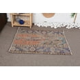 thumbnail image 1 of Wool Rugs, 3x3.7 ft Small Rug, Vintage Rugs, Muted Rug, Turkish Rug, Cool Rugs, 1 of 9