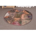 thumbnail image 1 of Wool Rugs, Kitchen Rug, Vintage Rugs, Turkish Rug, 3.3x3.2 ft Small Rug, 1 of 9